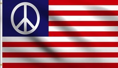 DMSE USA United States US Peace Flag 3X5 Ft Foot 100% Polyester 100D Flag UV …