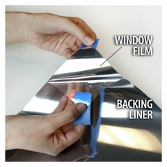 BDF S05 Window Film Daytime Privacy and Heat Control Silver 5 (Very Dark)