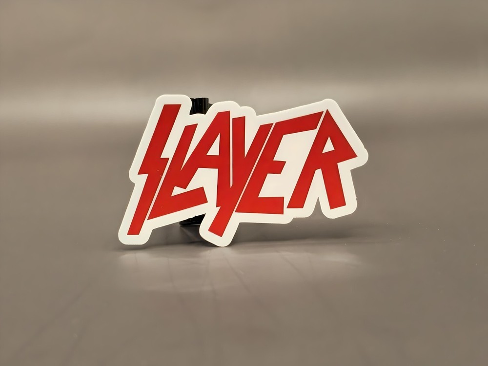 Slayer Inspired Stickers Thrash Metal Band Logo Vinyl Decals Heavy Metal Laptop