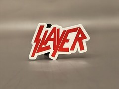 Slayer Inspired Stickers Thrash Metal Band Logo Vinyl Decals Heavy Metal Laptop