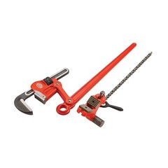 Ridgid 31385 33″ Compound Leverage Wrench, 6″ Pipe Capacity, Red