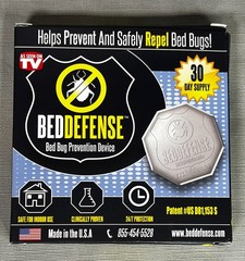 Bug Defend Inc. 30 Days Bed Defense Bed Bug Protection Device 5 Packs SEALED NIB