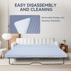 Begonia.K Memory Foam Sofa Bed Mattress Replacement, Full Queen Pull Out Couch
