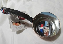 Baumalu Copper Saucepan 4″ Pot Brand New With Tab Handmade In France