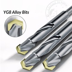 Stainless Steel Solid Carbide Carbide Tip TCT Drill Bits Twist 3mm-16mm