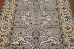 Oushak Oriental Accent Rug 4×6 Hand-knotted Wool Geometric Indian for Any Room