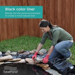 Strong 7×10 ft. Pond Liner for Ponds and Water Features