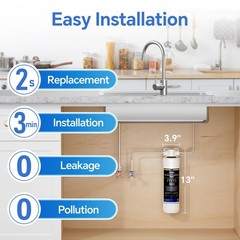 Stokk UC50 Under Sink Water Filter, Reduces Lead, Chlorine, Bad Taste & Odor