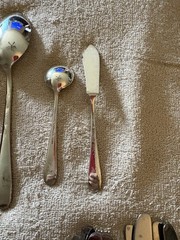 Wm A Rogers 72pc Nickel Silver Japan Flatware Wheat/Feather pattern Nakazato