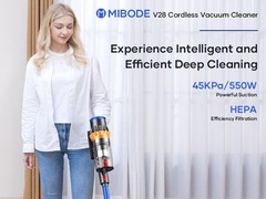 Cordless Vacuum Cleaner 65KPa 550W 75min Runtime Stick Carpet Floor Cleaner
