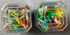 Meijer Plastic Swords Multicolor 40 Count Each Lot of 2 NEW