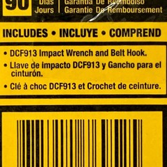 DEWALT DCF913B 20V MAX 3/8-in Cordless Hog Ring Anvil Impact Wrench TOOL ONLY