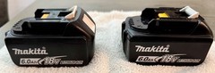 2*GENUINE MAKITA**BL1860B*18V LXT LITH-ION*6.0 Ah BATTERY*WITH CHARGE INDICATORS