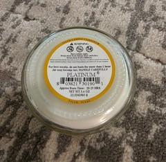 Tyler Candle Company – Platinum – 3.4oz jar candle White Candle