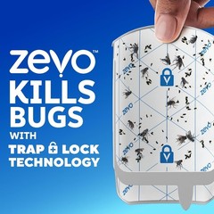 Zevo Flying Insect Trap Refill Cartridges -Easy to Use (6 Refill Cartridges)