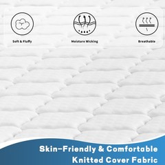 6Inch Gel Memory Foam Mattress Medium Firm Twin Txl Full Queen Size Bed in a Box