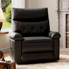 Oversized Swivel Recliner Chair for Adults, 400LB Capacity Manual Recliner