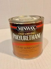 Minwax Fast-Drying Polyurethane, Clear Semi-Gloss, 8 oz