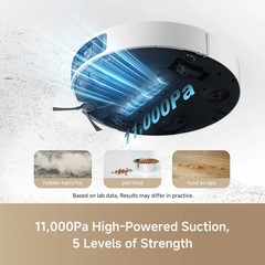 DREAME L40 Ultra Robot Vacuum Self Emptying, 11,000Pa Mop Combo Auto Cleaning