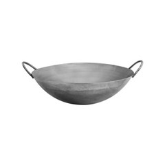 22” Carbon Steel Wok Pan Gourmet Chef Chinese Traditional Wok Cookware
