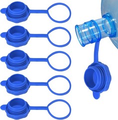 5 Pcs Reusable 5 Gallon Water Jug Caps Leak Proof Bottle Lids 55mm Water Bottles