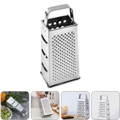 Kitchen Stainless Steel 4-Sided Box Food Grater Vegetable Cheese Slicer Shredder