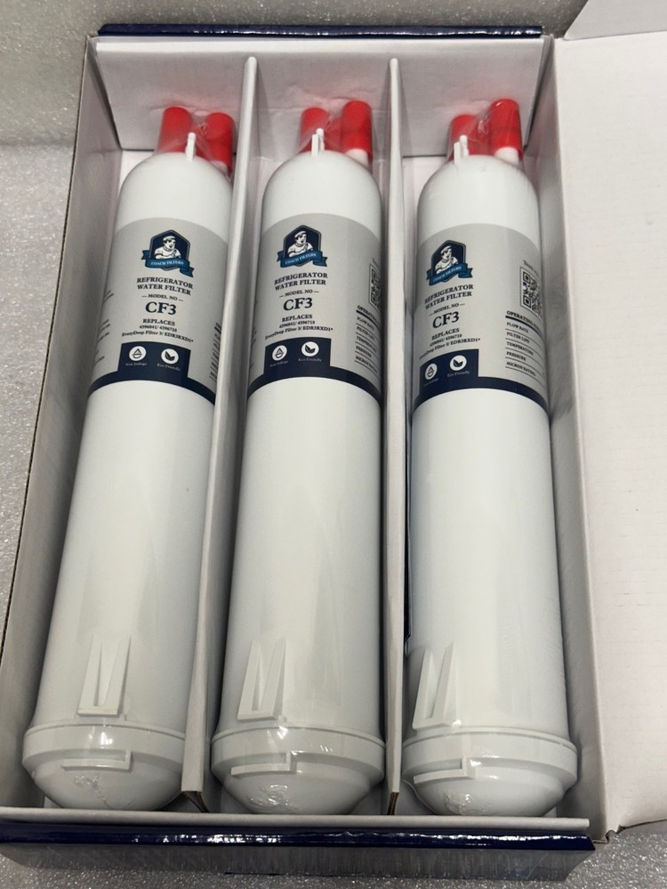 3 Pack Refrigerator Water Replacement Filter EDR3RXD1 4396841 4396710 #C