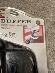 NEW-6″ Palm buffer/Polisher, ROAD XPEDITION, electric corded 120 volts, 60 hz
