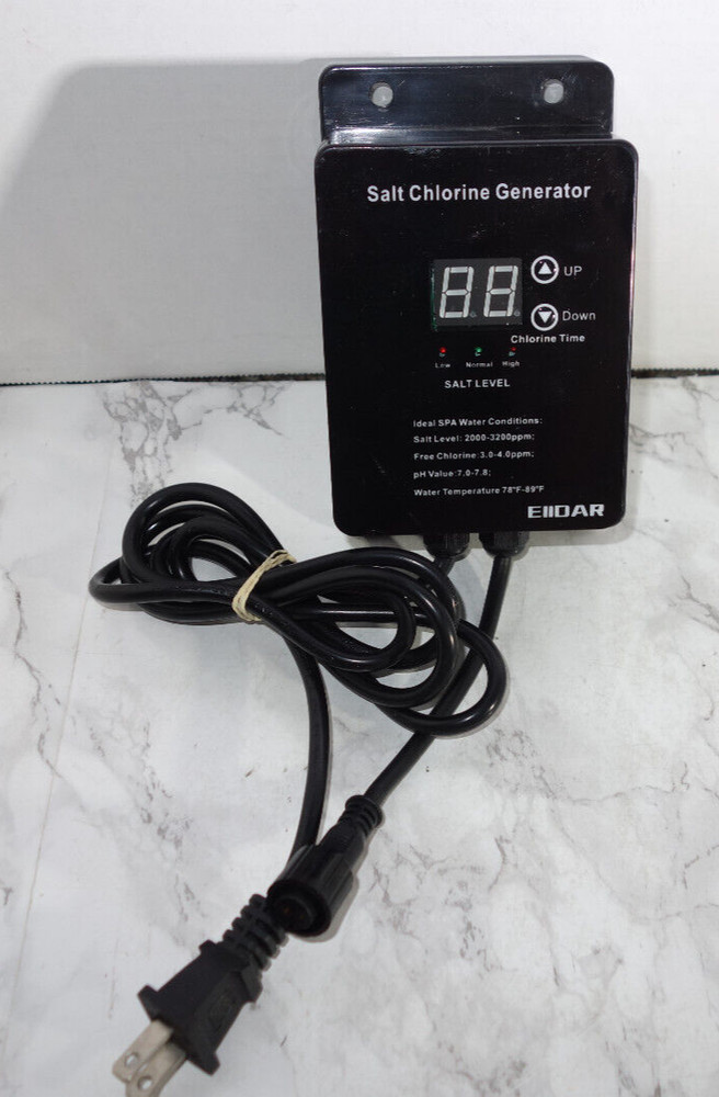 Eiidar Salt Chlorine Generator, Salt Water Pool Chlorinator POWER SUPPLY ONLY