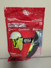 Milwaukee BOLT Yellow High Visibility Mesh Sunshade with 50+UPF UV P 48-73-1070