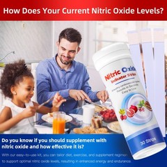 Nitric Oxide Test Strips, Test Salivary Nitrite Levels, Monitoring The Effect…