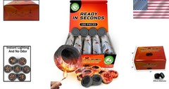 100 Pack Quick Light Charcoal Tablets for Incense – 33Mm Resin Burner