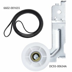DC93-00634A 6602-001655 Samsung Dryer Idler Pulley & Belt for Samsung Kenmor
