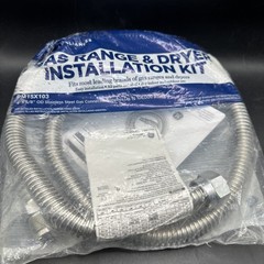 GE General Electric Gas Range & Dryer Installation Kit 48″ Stainless Steel