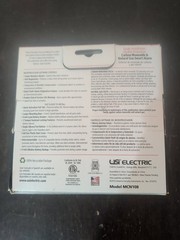 USI Electric Carbon Monoxide / Natural Gas Detector Alarm MCN108 Hardwired New