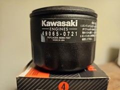 Pack of 2 Genuine (New) OEM Kawasaki 49065-0721 Oil Filter – Made in USA