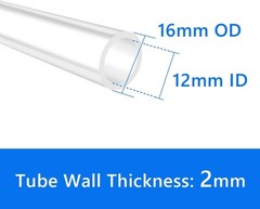 High-Temp 12mm x 16mm Silicone Tubing – Ideal for Wine, Beer, & Air Applications