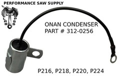 NEW CONDENSER FITS ONAN P216 P218 P220 P224 MODELS ONAN PART NUMBER 312-0256
