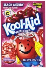 Kool-Aid Black Cherry Unsweetened Soft Drink Mix, 0.13-Ounce Envelopes(48 CT )