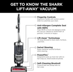 Shark UV700 DuoClean Vacuum Cleaner with Self-Cleaning Brushroll and HEPA Filter