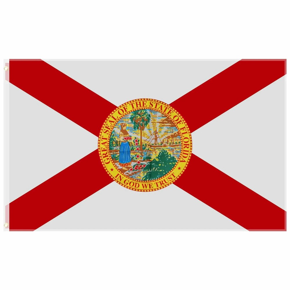 3X5 Florida State Flag 3’X5′ House Banner Grommets Super Polyester Premium