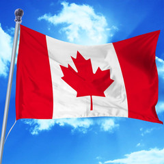 Canadian Flag Canada National Flag Polyester Fiber 3×5 Feet Bright Colors And An
