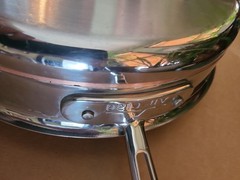 All-Clad Copper Core 5 Qt Sauté Pan Frying Pan Handcrafted in USA