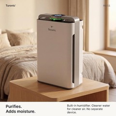 Turonic PH950 – Hepa Air Purifiers for Home w/ Humidifier, UV-A Light & Ionizer