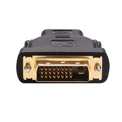 DVI-D Male (24+1 pin) to HDMI Female (19-pin) HD HDTV Monitor Display Adapter