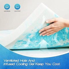 2 Inch Mattress Topper Twin King Full Queen Comfortable Memory Foam Bed Topper