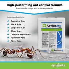4 Tubes Advion Ant Bait Gel Pest Control sugar black etc ~Authorized By Syngenta
