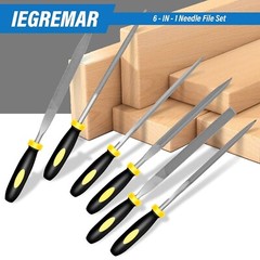 6Pcs Metal Needle File Set Small Hardened Carbon Steel File Mini Hand Metal Tool