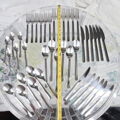 IKEA Stainless Steel Flatware 54 Pieces 224 58
