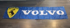Volvo Banner Blue Flag Big 2×8 feet Auto Car Parts Automotive Mechanic Garage